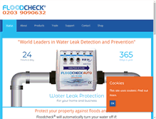 Tablet Screenshot of floodcheck.co.uk